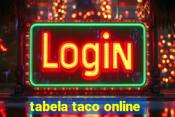 tabela taco online