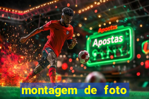 montagem de foto com simbolo do flamengo