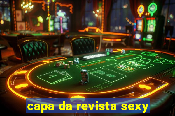 capa da revista sexy