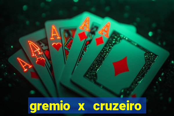 gremio x cruzeiro ao vivo hd