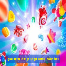 garoto de programa santos