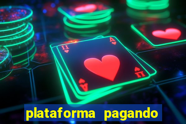 plataforma pagando no cadastro