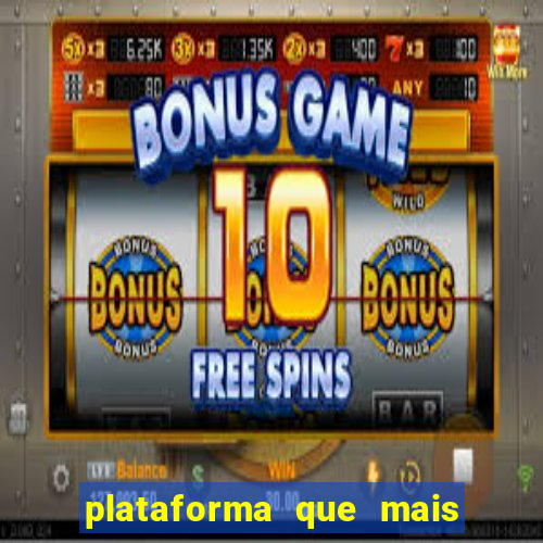 plataforma que mais paga no fortune tiger