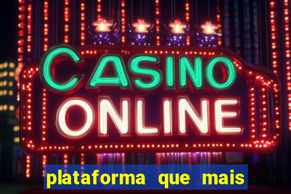 plataforma que mais paga no fortune tiger