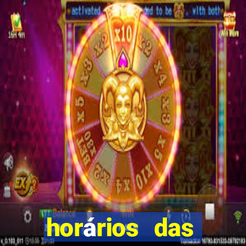 horários das plataformas de jogos