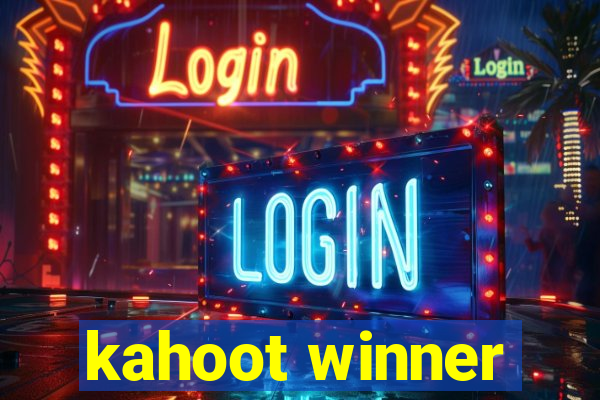 kahoot winner