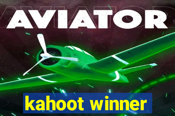 kahoot winner