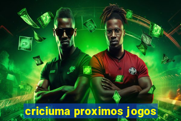 criciuma proximos jogos