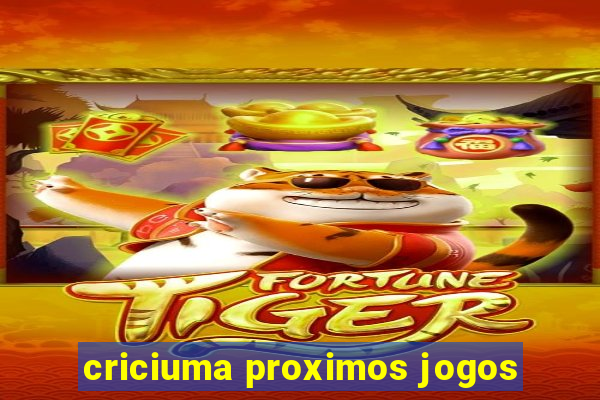 criciuma proximos jogos