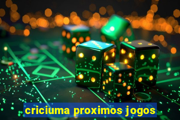 criciuma proximos jogos