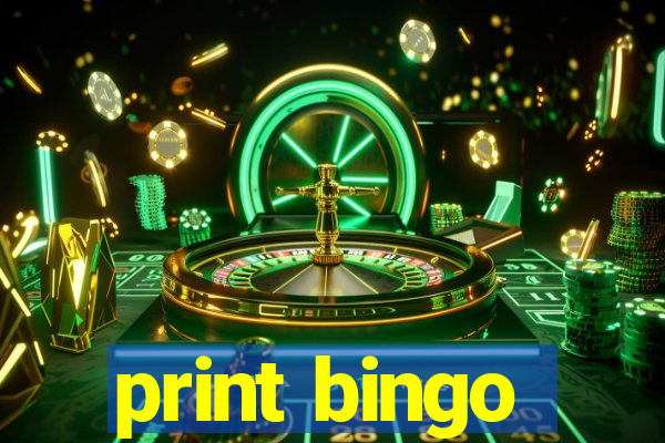 print bingo