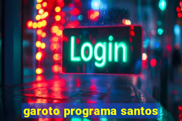 garoto programa santos