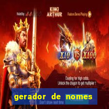 gerador de nomes para jogos