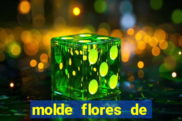 molde flores de papel para imprimir