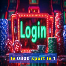 tv 0800 sport tv 1