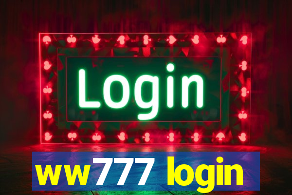 ww777 login