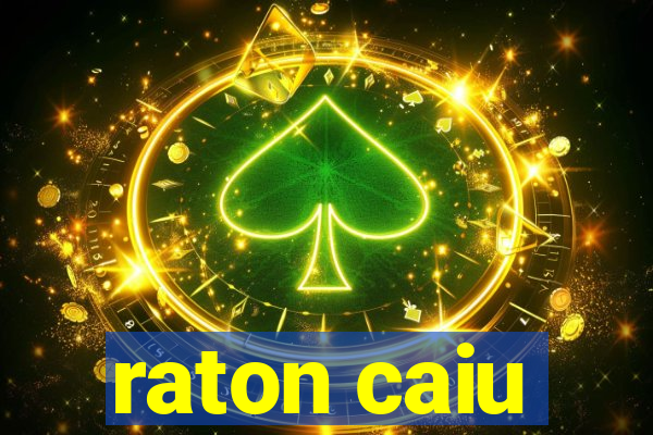 raton caiu