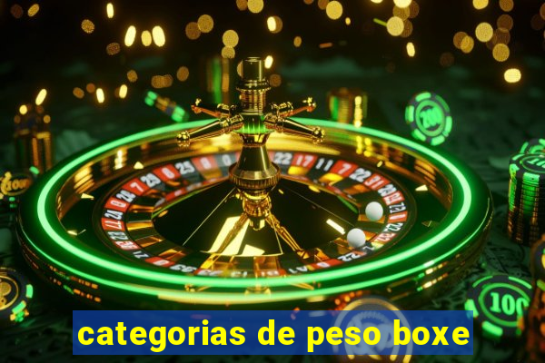 categorias de peso boxe