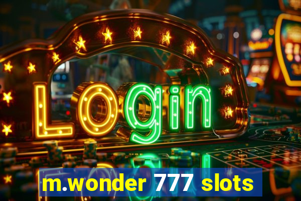 m.wonder 777 slots