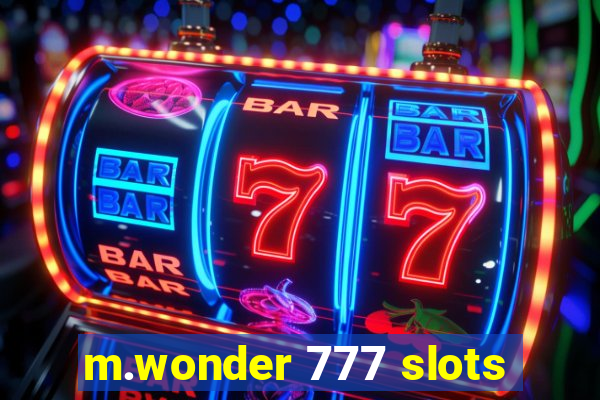 m.wonder 777 slots