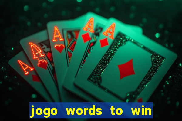 jogo words to win paga mesmo