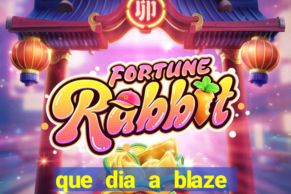 que dia a blaze paga o cashback