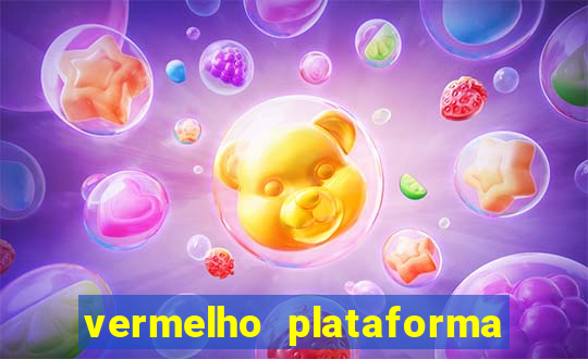 vermelho plataforma de jogos