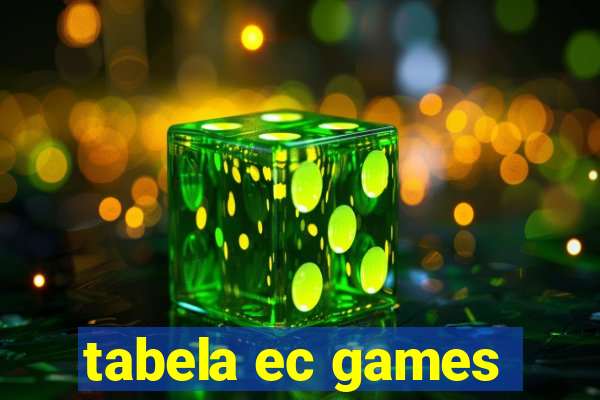 tabela ec games