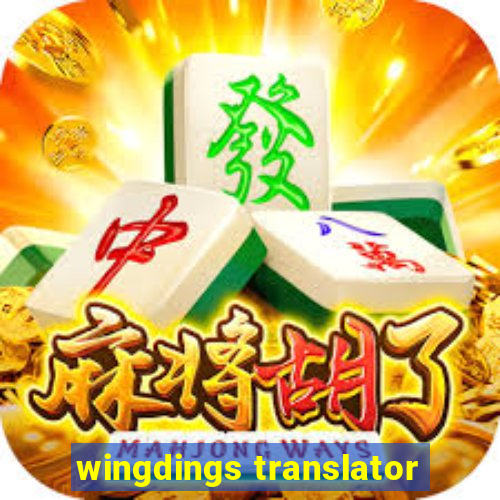 wingdings translator