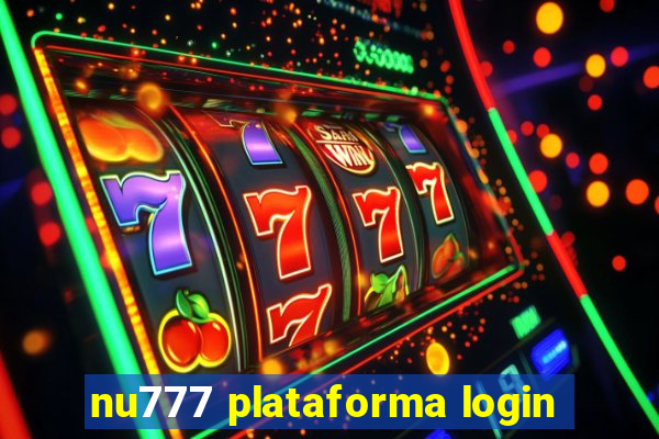 nu777 plataforma login