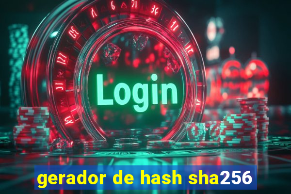 gerador de hash sha256