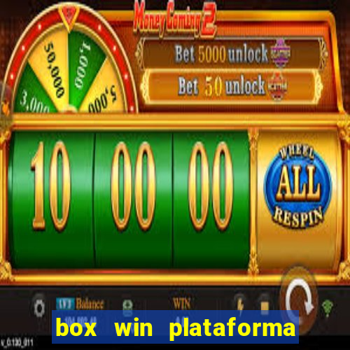 box win plataforma de jogos