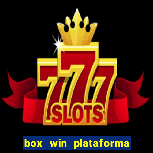 box win plataforma de jogos