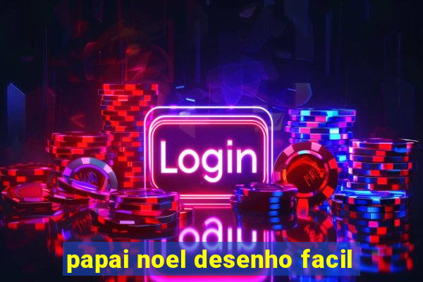 papai noel desenho facil