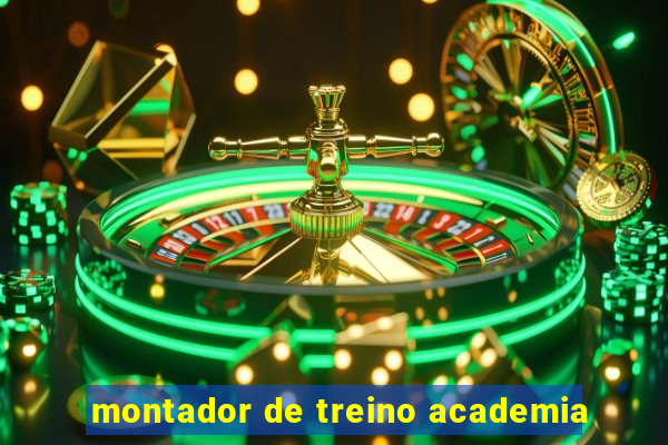 montador de treino academia