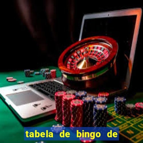 tabela de bingo de 1 a 100