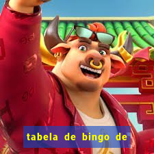 tabela de bingo de 1 a 100