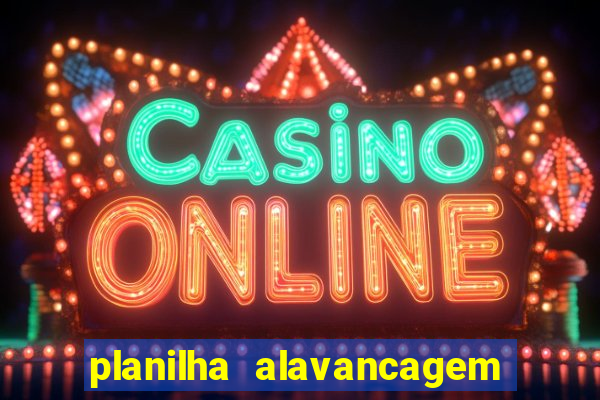 planilha alavancagem de banca