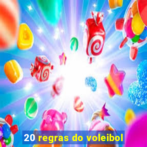 20 regras do voleibol