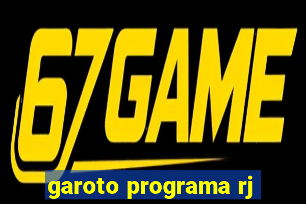 garoto programa rj