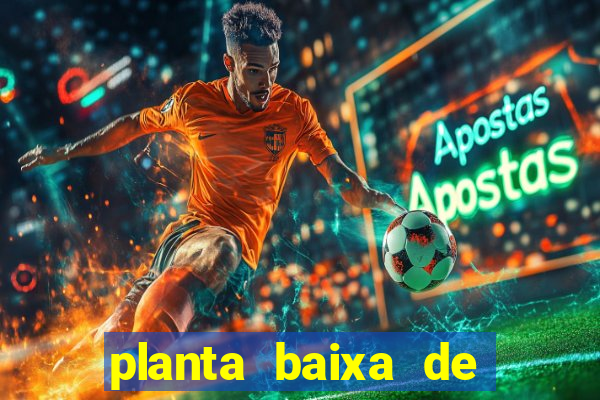 planta baixa de campo de futebol society