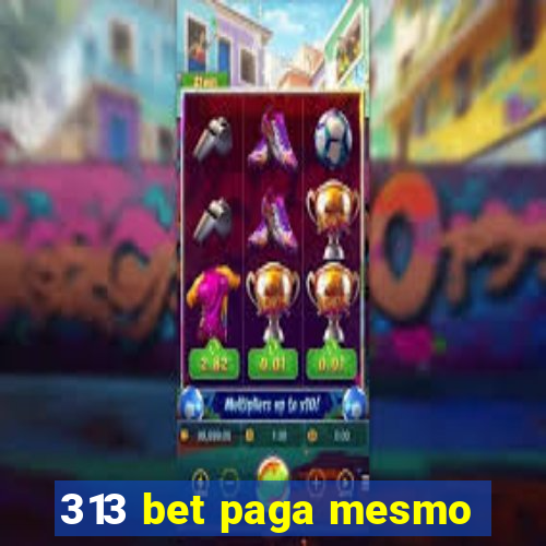 313 bet paga mesmo