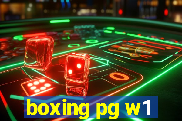 boxing pg w1