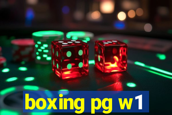 boxing pg w1