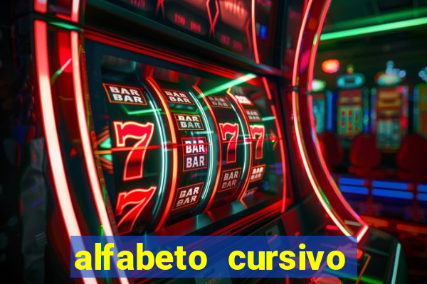 alfabeto cursivo pontilhado para imprimir pdf