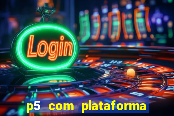 p5 com plataforma de jogos