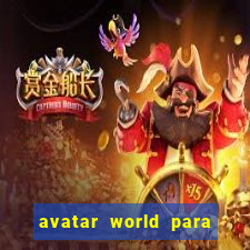 avatar world para imprimir e colorir