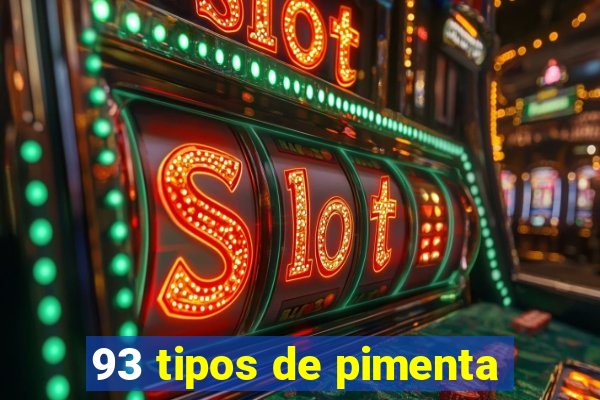 93 tipos de pimenta