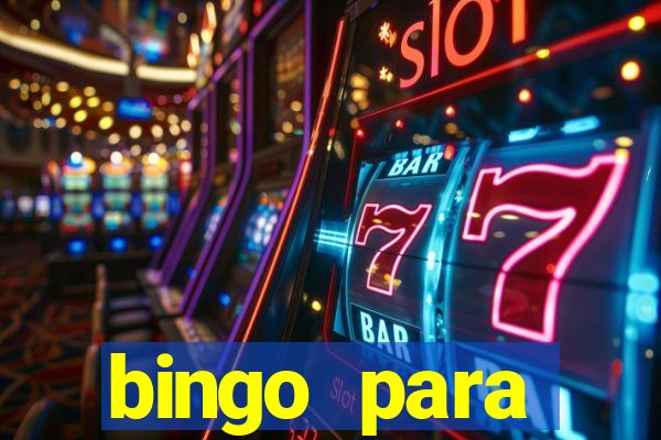 bingo para despedida de solteira para imprimir