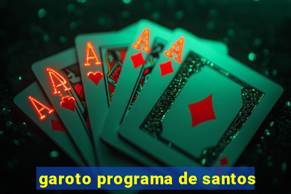 garoto programa de santos